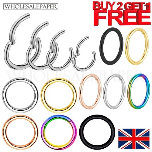 Surgical steel nose - nose, ring