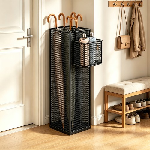 Square metal umbrella holder - square,