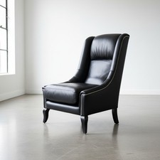 Black Roche Bobois Leather