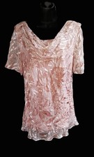 Ann Harvey pink mix silk cowl