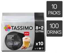 Tassimo Chai Latte Coffee Pods T Discs 10 packs (100 drinks)