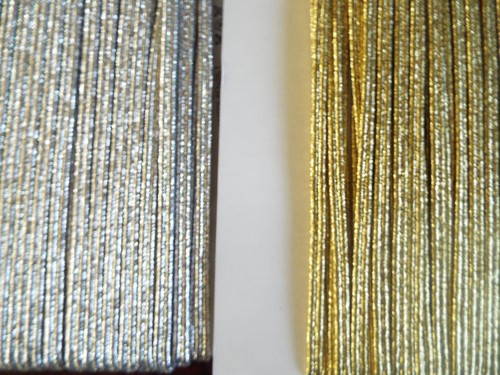 Soutache cord silver or - 2m-,