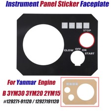 For Yanmar B 3YM30 3YM20 2YM15 Instrument Panel Sticker Faceplate 129271-91120