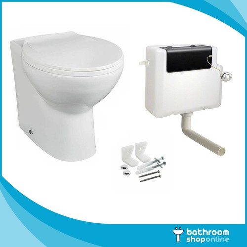 Back wall btw toilet pan - to,