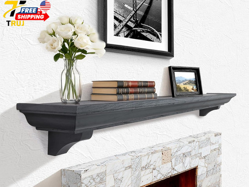 Inch fireplace mantel shelf - fireplace,