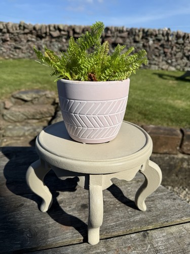 Vintage wooden plant stand - vintage,