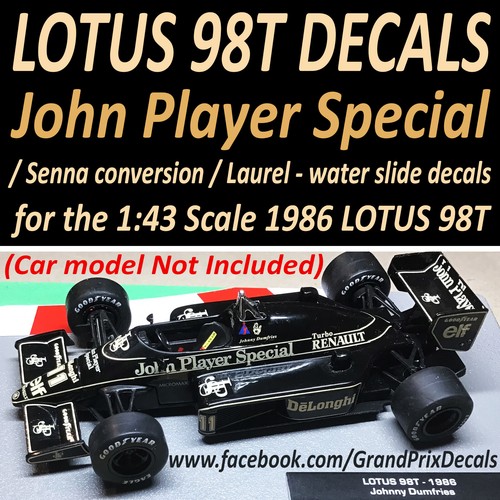 Lotus 98t 1986 water - 98t,