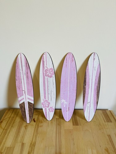 Wooden surfboards wall decor - wooden,