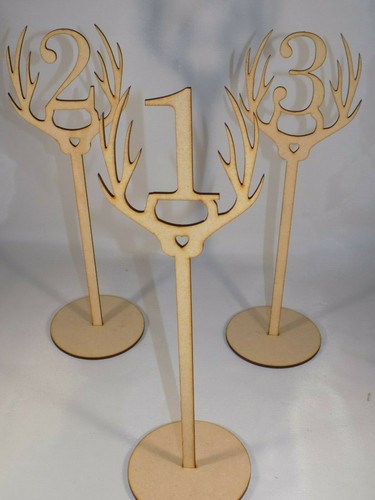 Freestanding wooden antlers - freestanding,