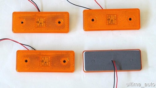Led side marker amber - 4x,