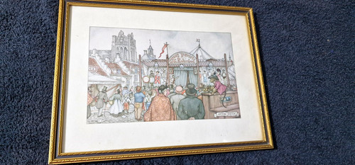 Vintage anton pieck 1971 - anton,