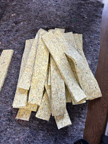 Reconstituted foam strips - reconstituted, /