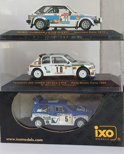 Ixo scale rally - 1:43, cars