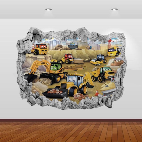 Jcb tractors diggers graphic - jcb,
