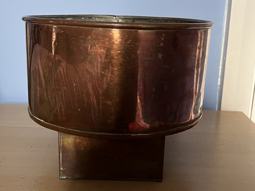 Vintage copper pot - copper,
