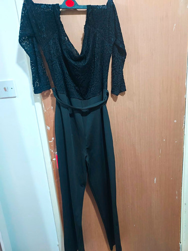 Women black lace - women’s, v-neck