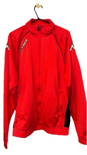 Kappa red tracksuit top jacket - kappa,