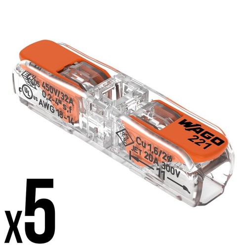 Wago 221 2411 connectors - 221-2411,