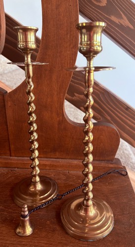 Brass barley twist - brass,