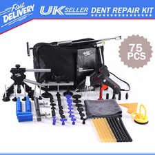 PDR Car Body Dent Removal Kit - Pull Tabs & Glue Tools for Paintless Repair (UK)