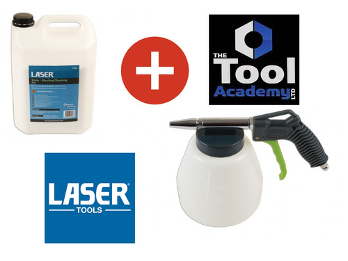 Soda blasting pistol - gun, +