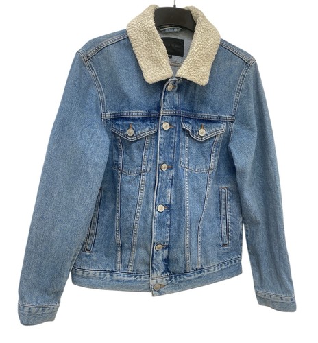 Denim jacket sherpa m - denim,