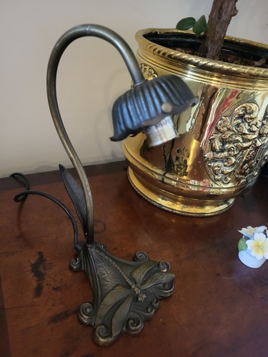 Vintage goose neck table - neck,