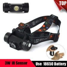 Infrared Sensors LED Headlamp