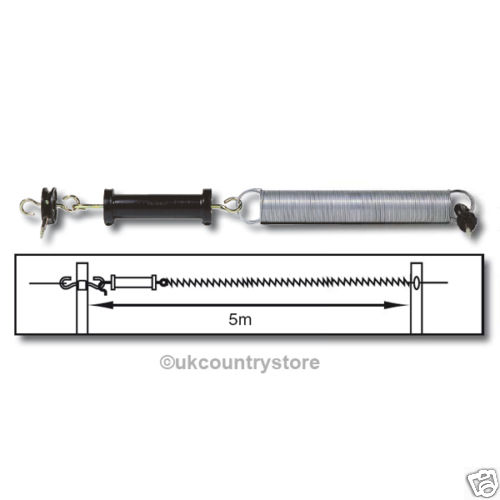 Electric fence spring gate kit - electric,