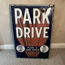 Genuine Park Drive Enamel Sign