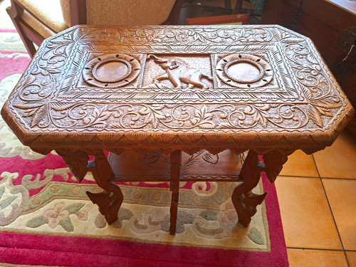Antique hand carved indonesian - antique,