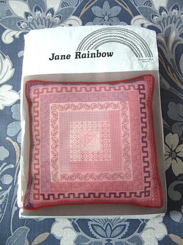 Jane rainbow charted canvas - jane,
