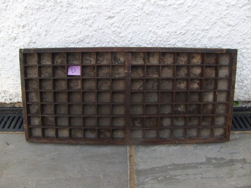 Antique wooden printers - printers, tray