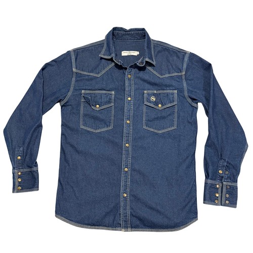 Western welder denim shirt - denim,