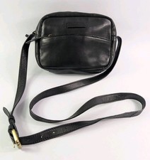 Lloyd Baker Black Leather Small Shoulder Bag 21.5cm X 15cm