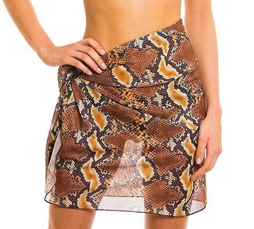 Kiniki tan through wrap skirt - kiniki,