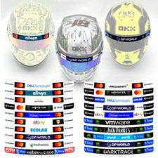 F1 1:2 Mini Helmet Visor Strip