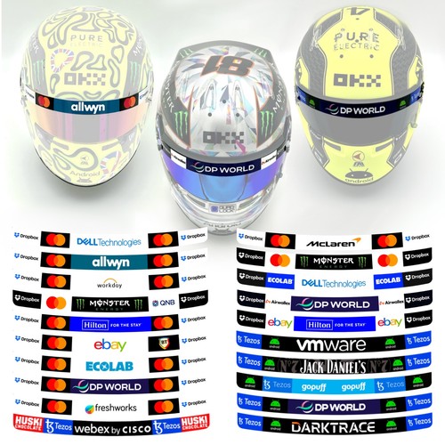 Mini helmet visor - visor, strip