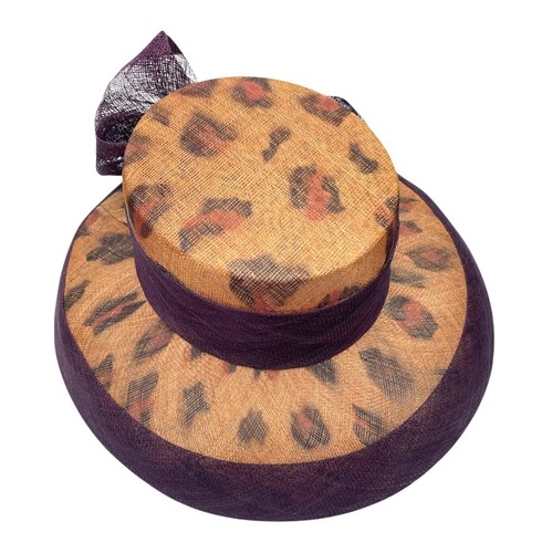 August hat leopard print - august,