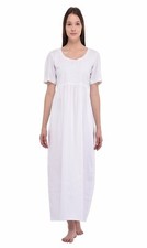 White Cotton Nightdress |