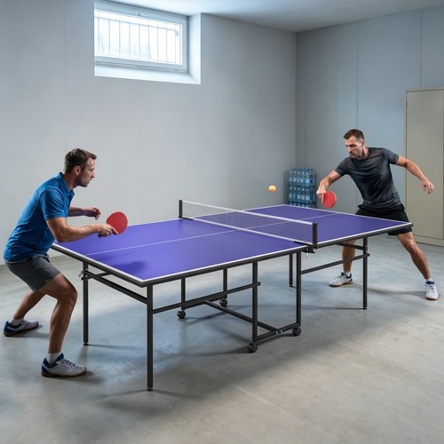 9ft portable table tennis - table,