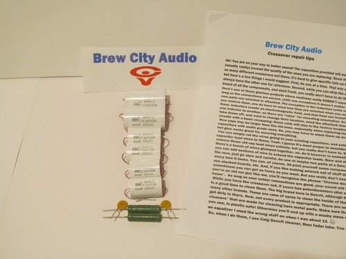 Capacitor recap cap kit for - re-cap,
