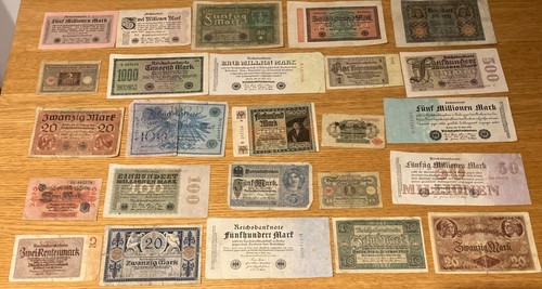 Lot germany banknotes - of, x