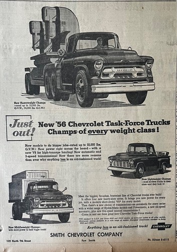 Large 1956 newspaper for - large,