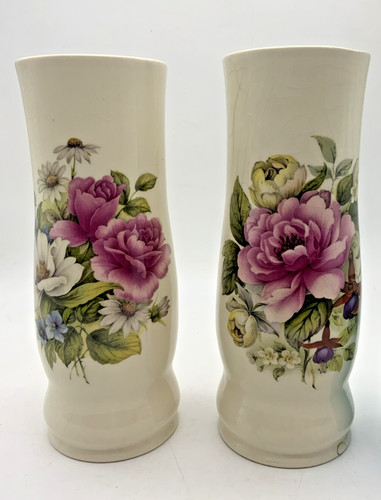Vintage vases pair melba ware - pair,