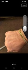 9ct Solid Gold Curb Bracelet 