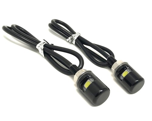 Motorbike black led bolt - black,