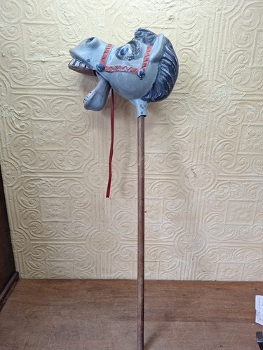 Vintage hobby horse stick - ,