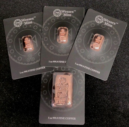 8oz fine copper bars - fine, 999.9