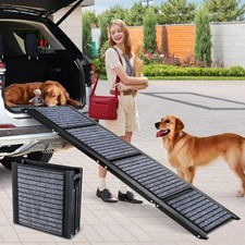 Extra Long 170cm Foldable Dog Ramps Large Dogs, Anti-Slip & Durable | 55% Off